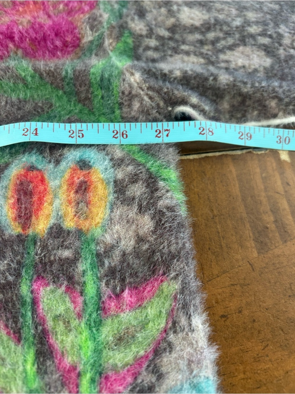 Natural Life Floral Cashmere Like Oversized Sweater Womens SZ X-Large Cozy Soft - Picture 5 of 8